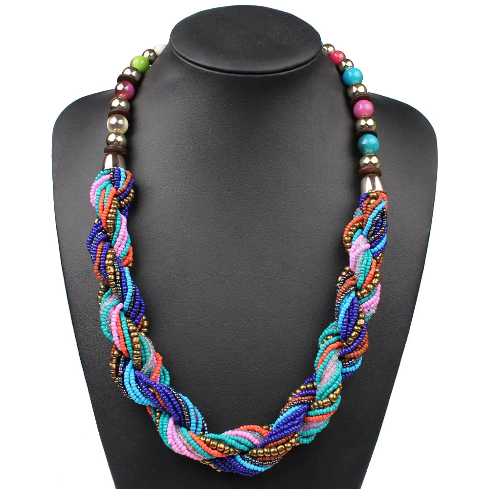 Bandung Beaded Necklace (Indonesian Style)
