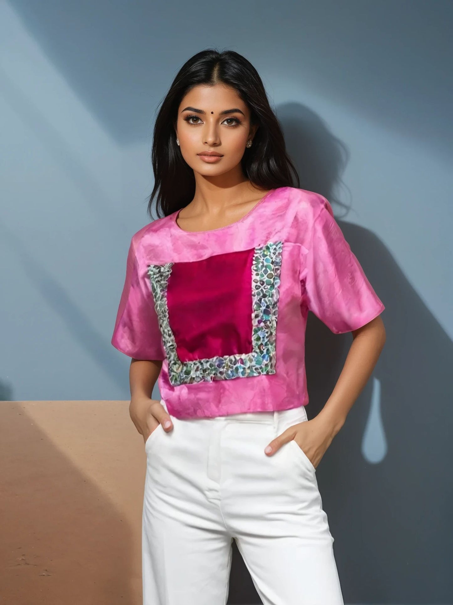 Cirebon T-shirt met korte mouwen