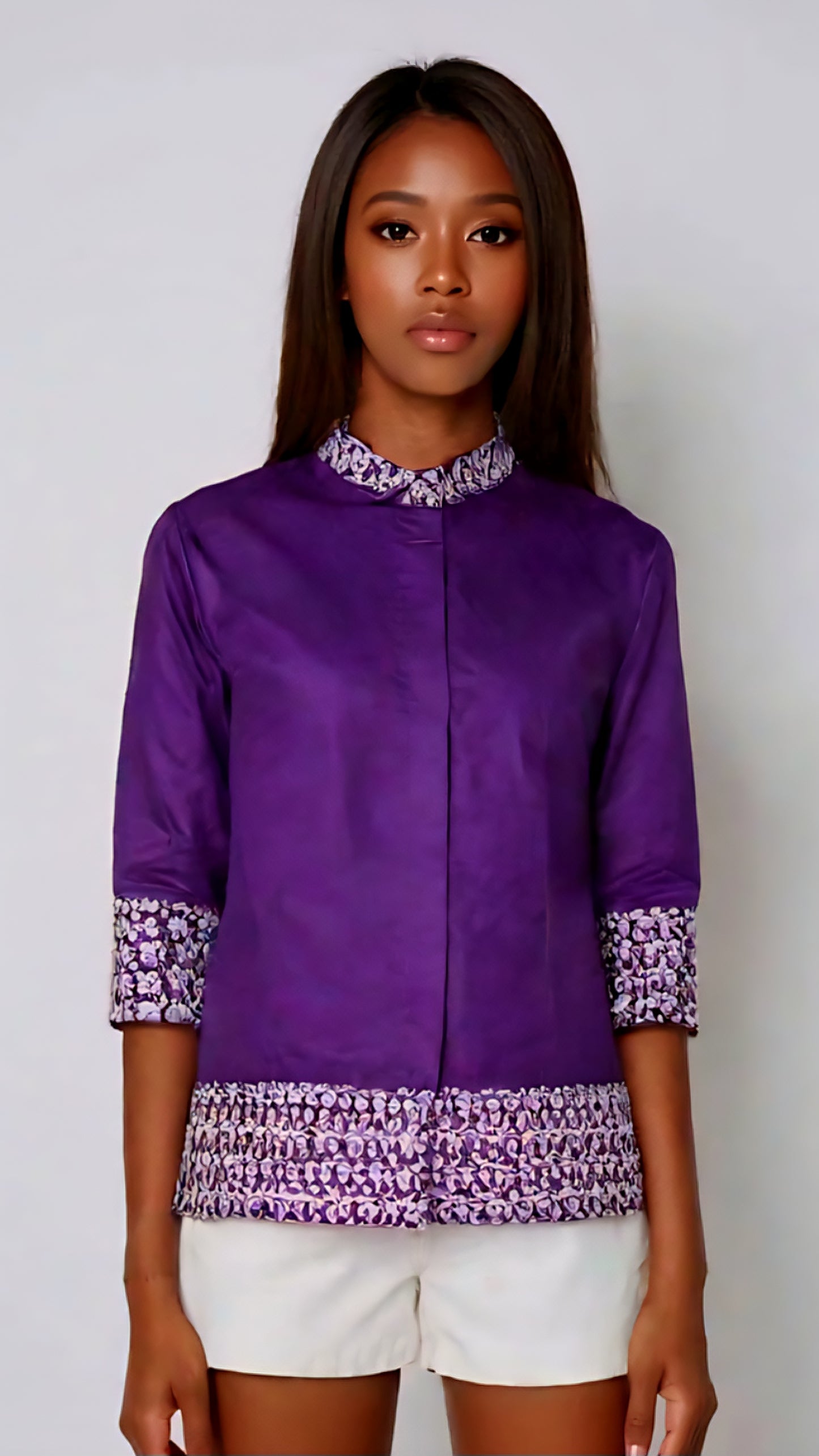 Kayla Blouse met korte mouwen