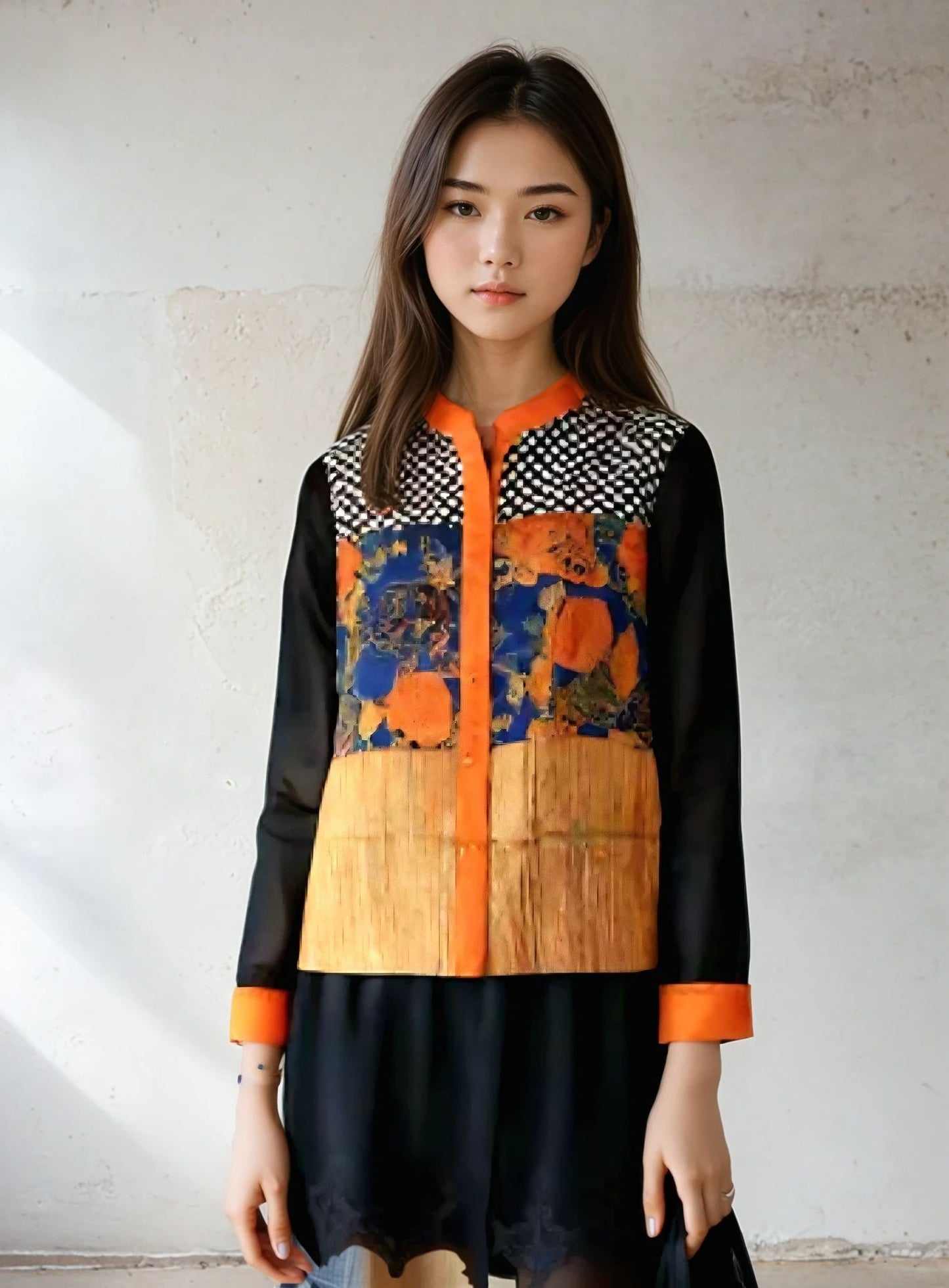 Wina Blouse met Lange Mouw