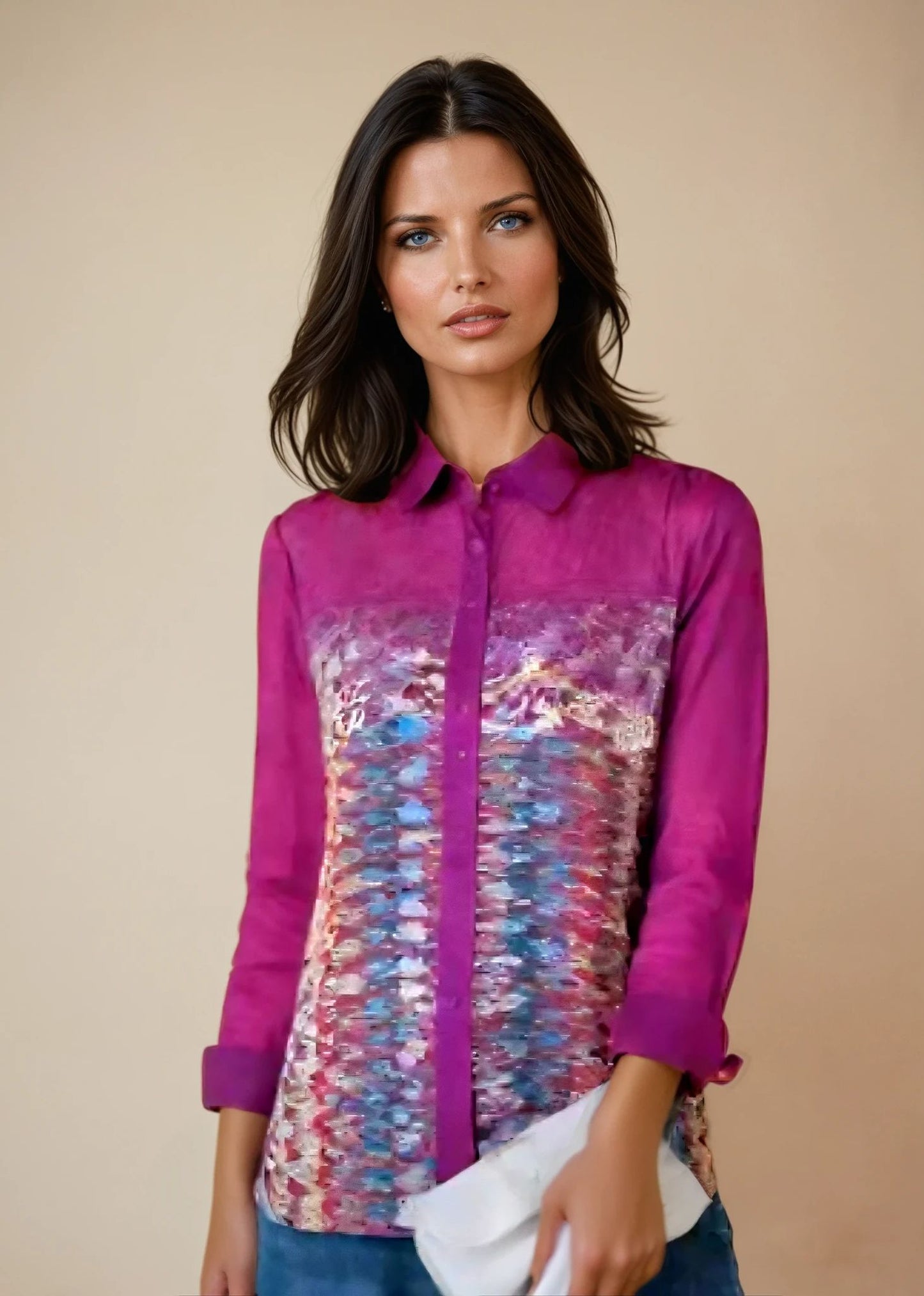 Samarang Blouse with Long Sleeve
