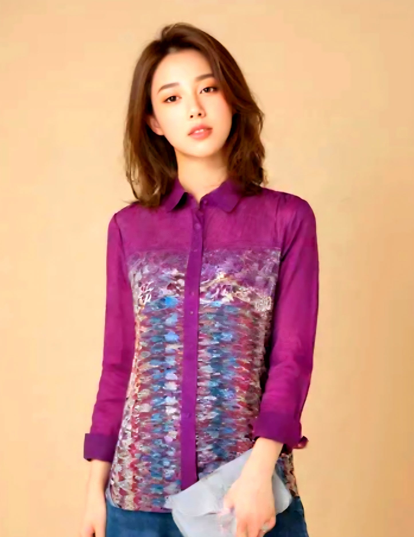 Samarang Blouse with Long Sleeve