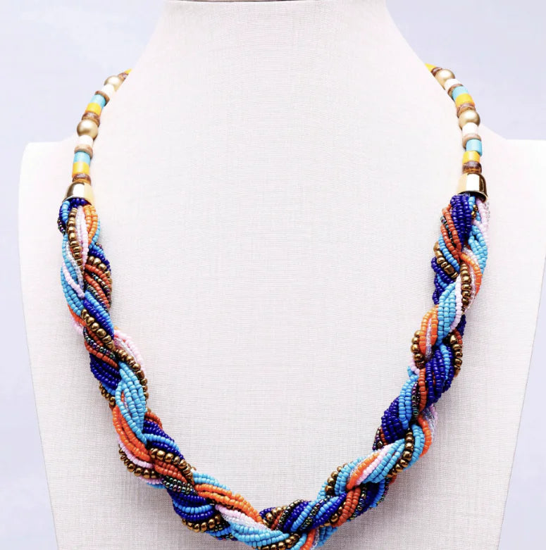 Bandung Beaded Necklace (Indonesian Style)