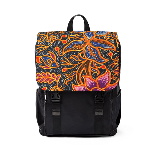 Colorful Batik Shoulder Backpack