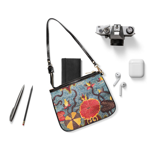 Bali Small Shoulder Bag | Batik Style, Purse for Festivals