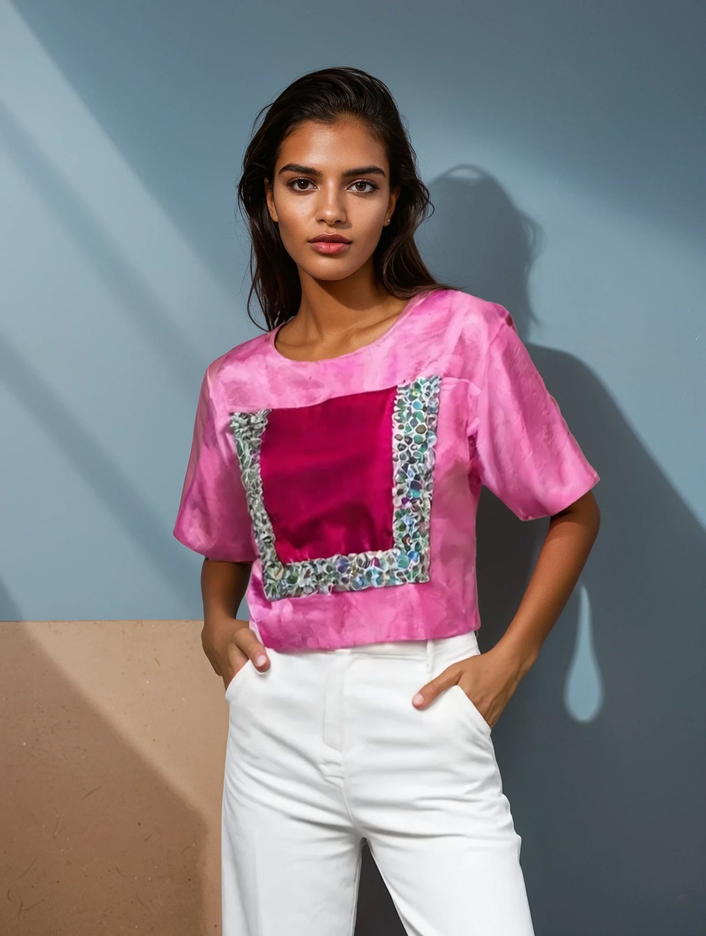 Cirebon T-shirt met korte mouwen