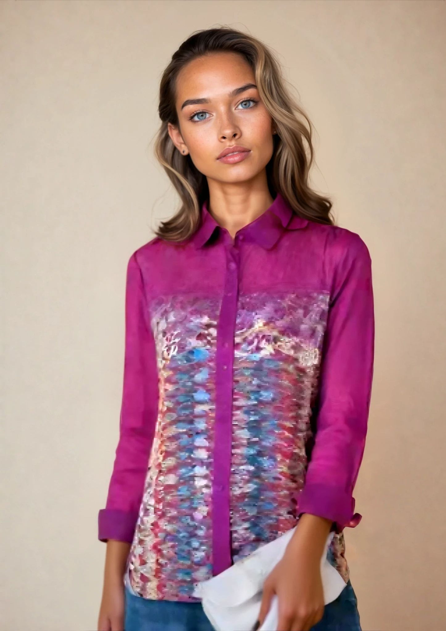 Samarang Blouse with Long Sleeve