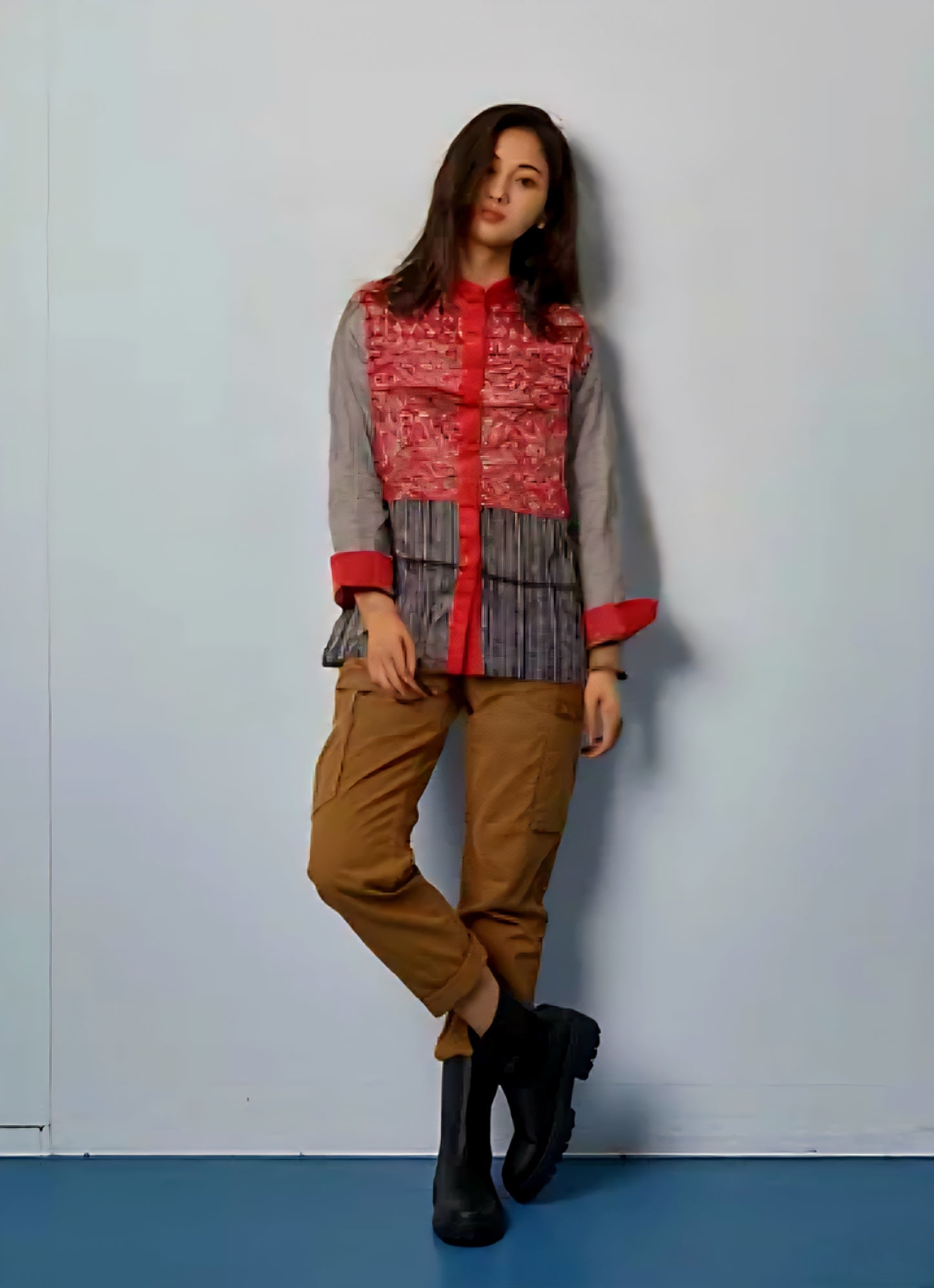 Membeli Blouse met Lange Mouw