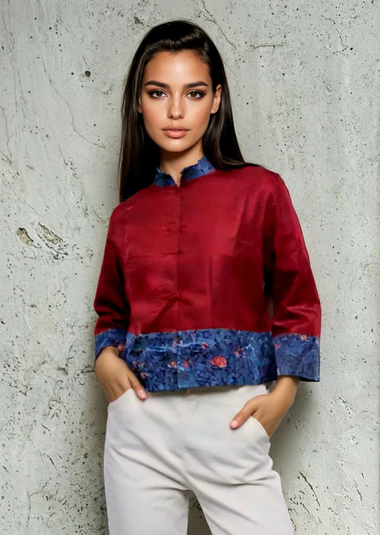 Senang Blouse with Short Sleeve