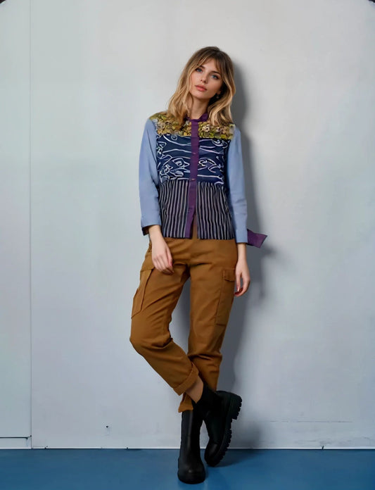 Pisang Blouse with Long Sleeve