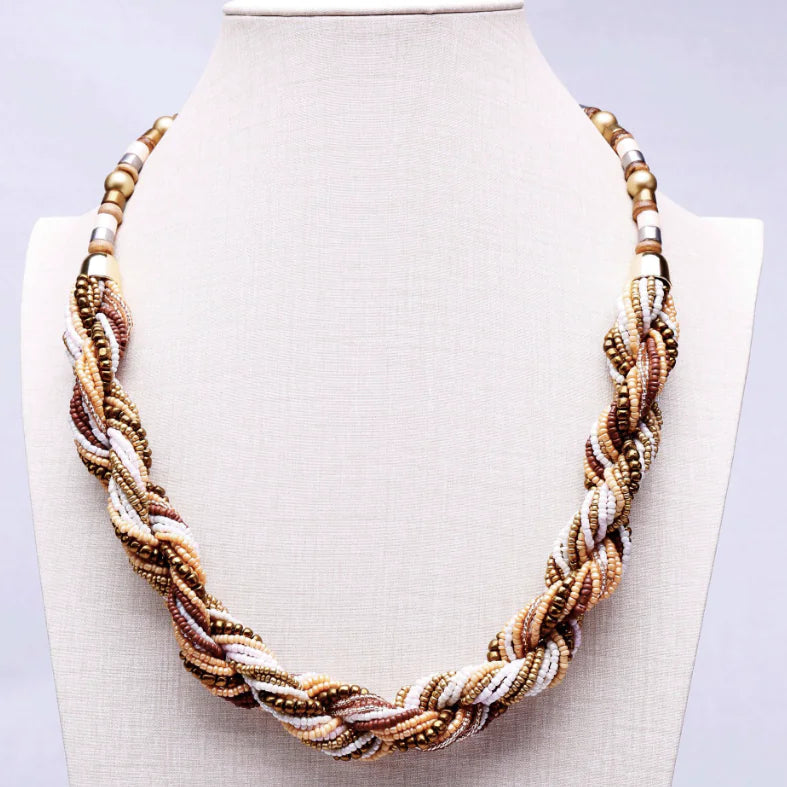 Bandung Beaded Necklace (Indonesian Style)