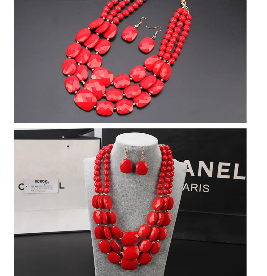 Bunga Necklace Jewelry Set